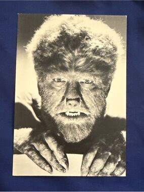 Vintage Monsters Universal Studios The Wolf Man Post Card Classico San Francisco